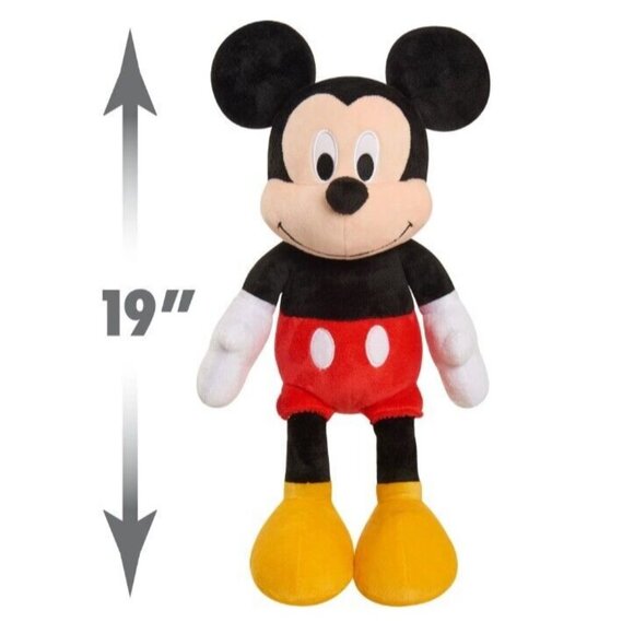Disney Mickey Mouse 19" Plush Toy Stuffed Animal Just Play Age 2+ Unisex NWT - Picture 3 of 4